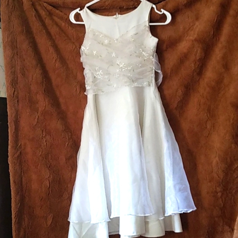 Bonnie Jean white dress size 14, girls